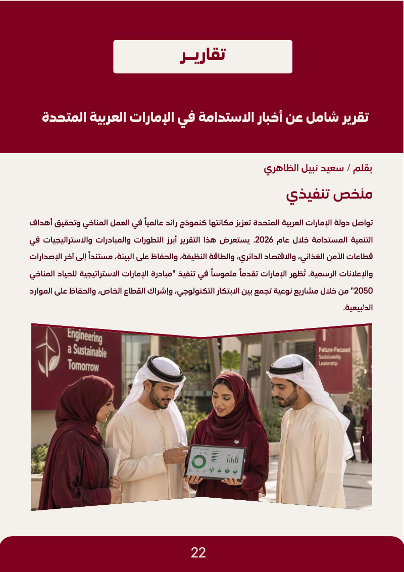 التقارير